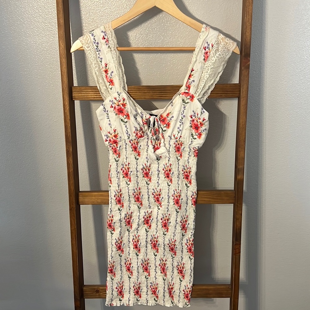 Floral mini dress